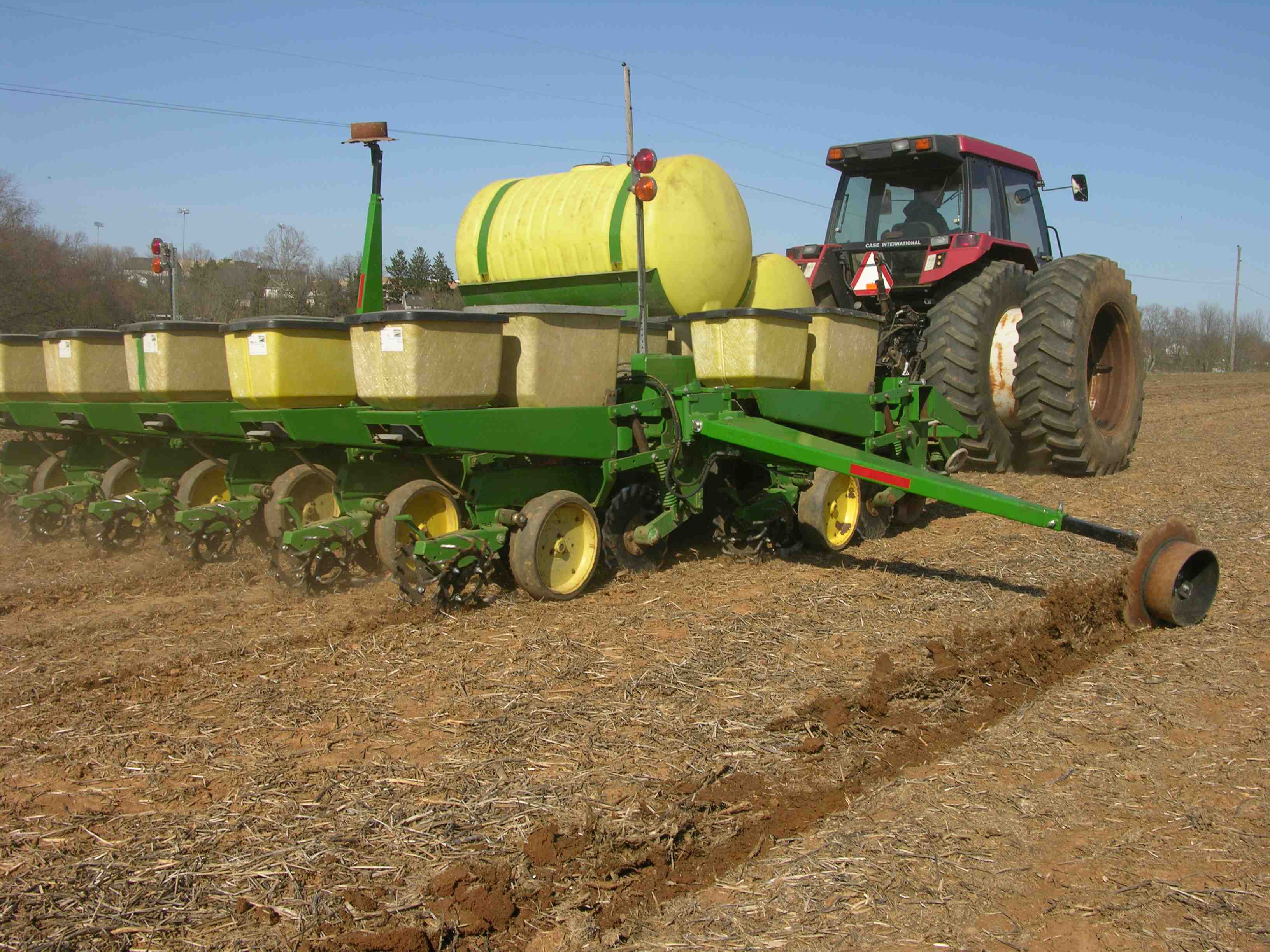 planting corn Planting corn