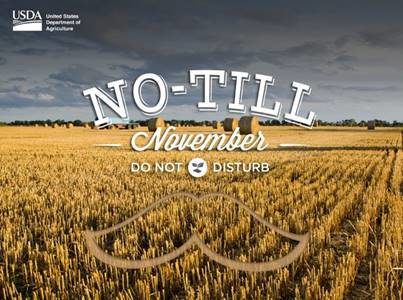 The USDA is encouraging farmers to keep the stubble with its No-Till November initiative.