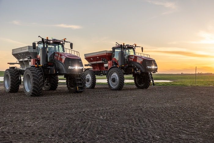 The Case IH Trident™ 5550 applicator with Raven Autonomy™ allows for one or more driverless machines in the field_622498.jpg