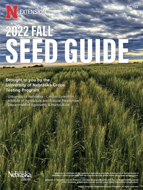 UNL Seed Guide Cover