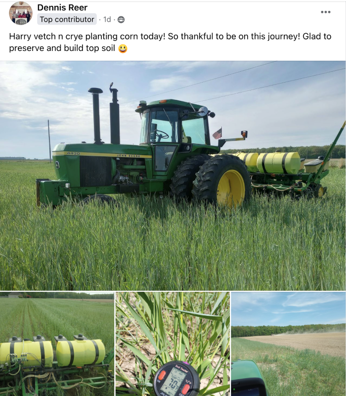 Ohio Soil Health & Cover Crops Facebook Post