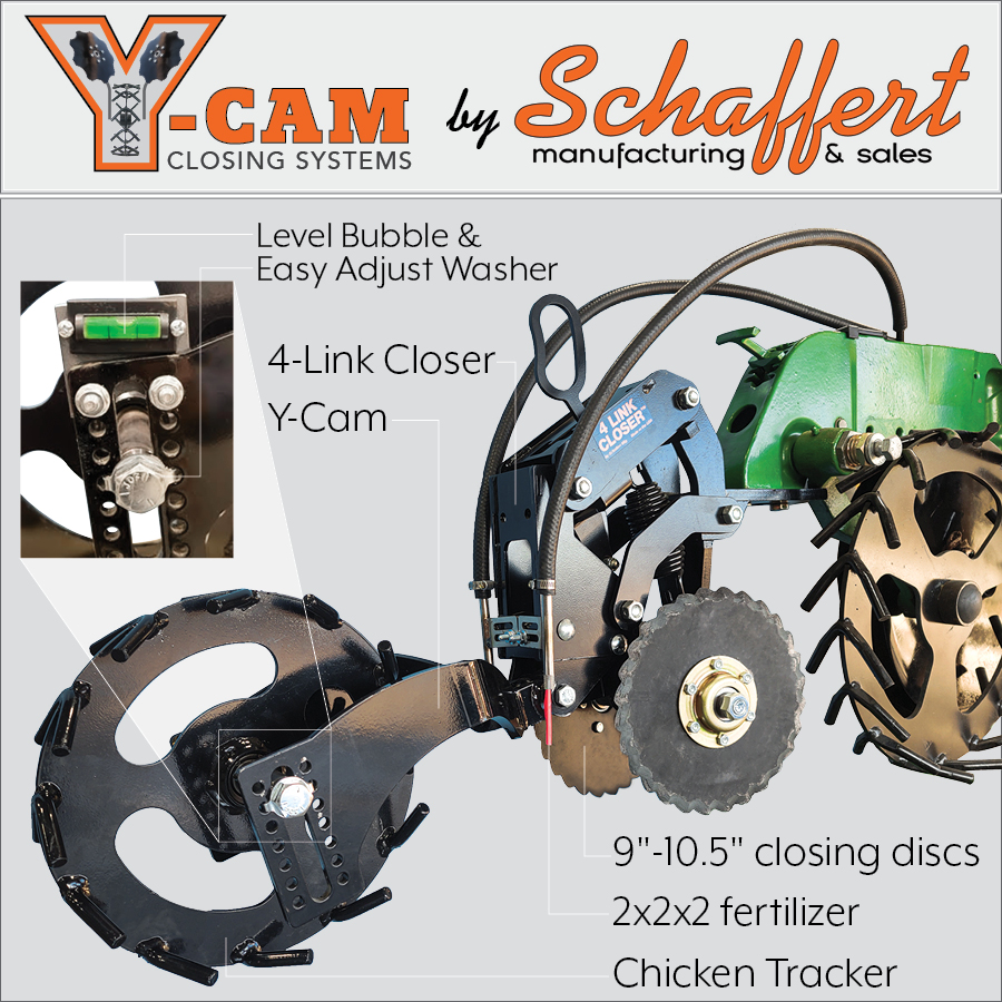 Schaffert Manufacturing Y-Cam Closing System