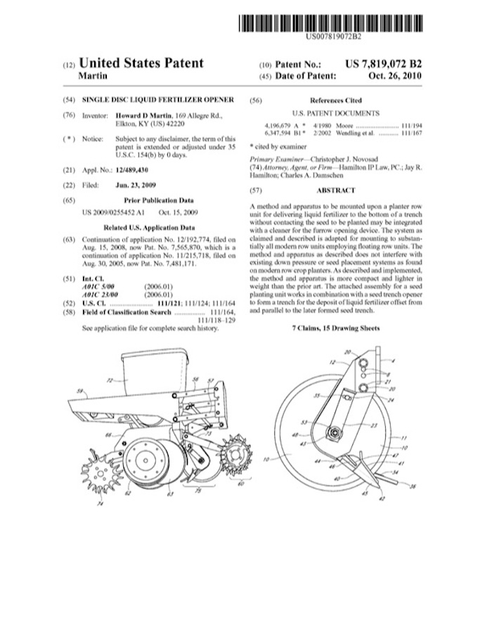 Martin-Till-2010-Patent