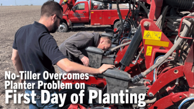 No-Tiller Overcomes Planter Problem on First Day of Planting