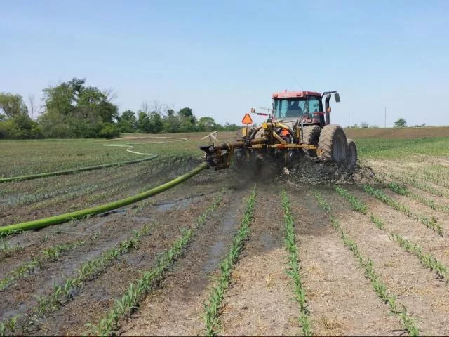 spring manure application