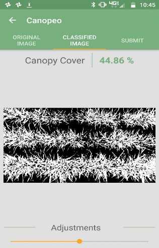 Fractional Green Canopy CoverC app screenshot