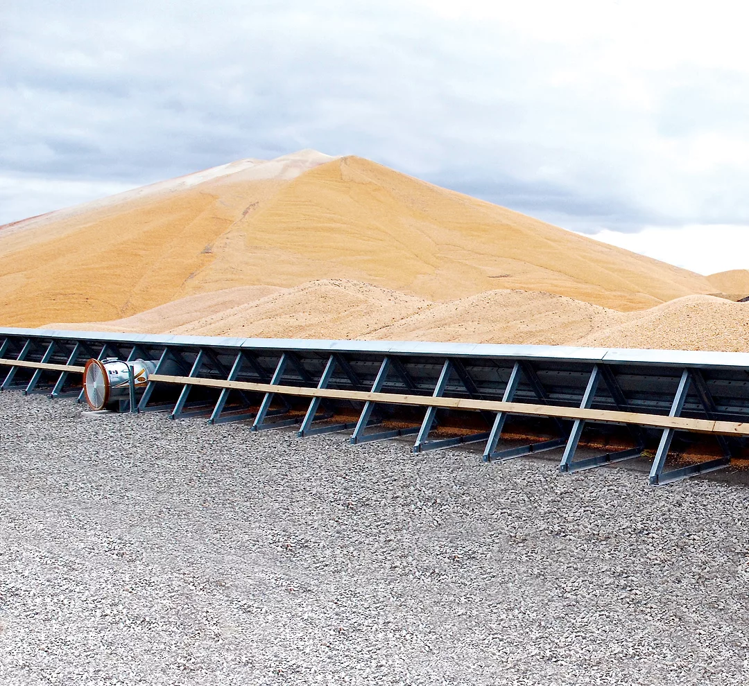 GSI temporary grain bin
