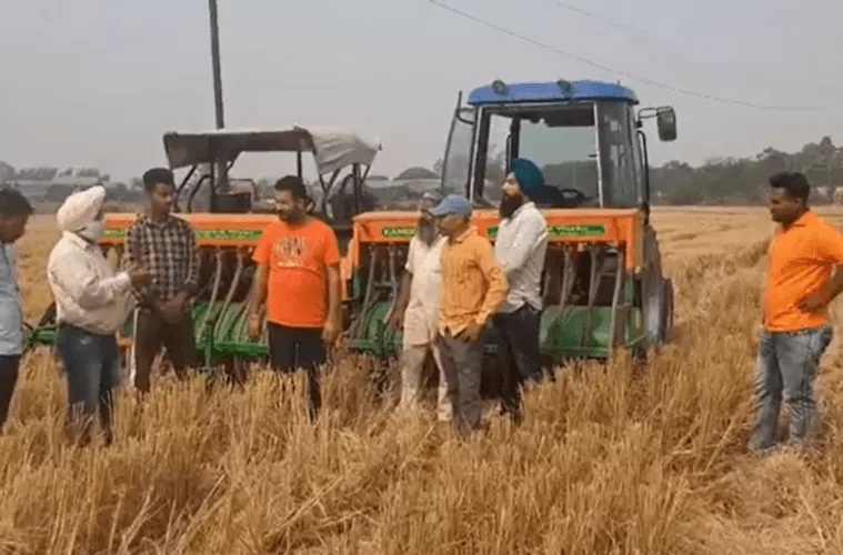 Malhi India No-Till Happy Seeder training
