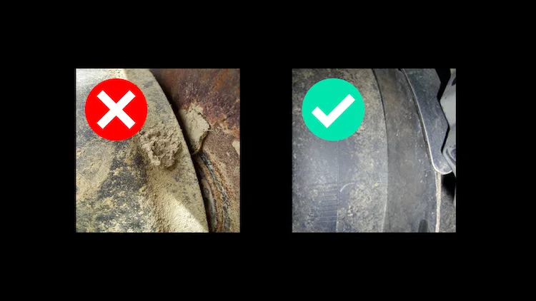 shimming gauge wheels