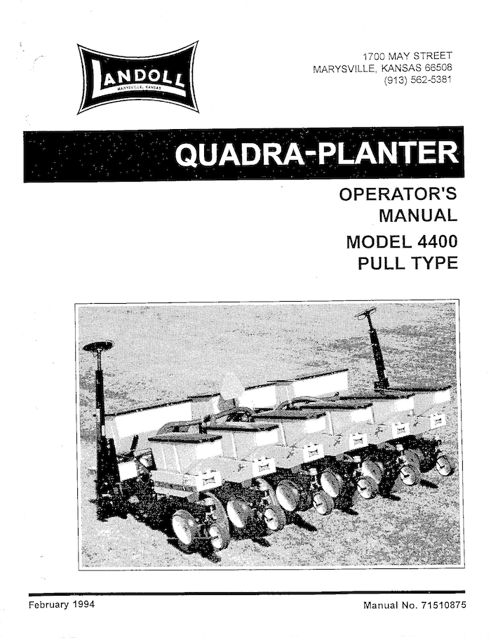 Landoll 4400 Quadra-Planter
