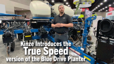 Kinze Introduces the True Speed version of the Blue Drive Planter