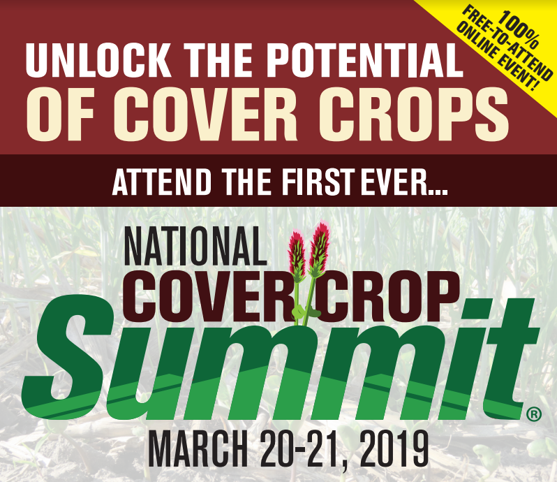 National Cover Crop Summit March 20-21, 2019